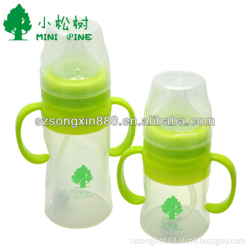 New design winding Baby Feeding Bottles (silicone baby bottle)